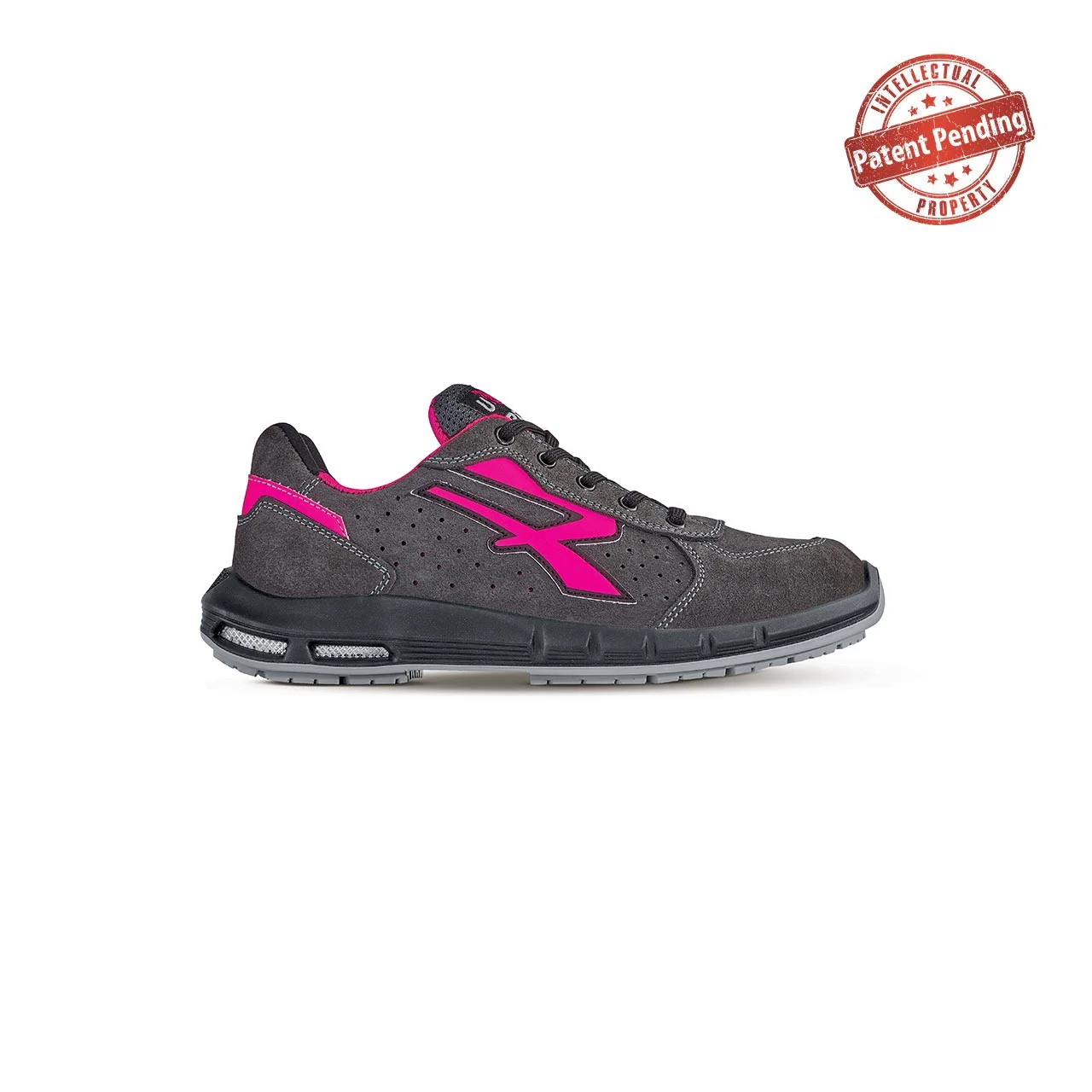 Chaussures de sécurité basses ELECTRA PLUS ESD  S1P SRC - Gris/Fuchsia image