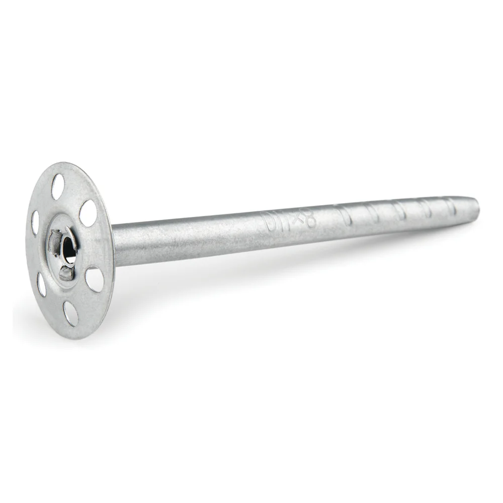 Boite de 250 - Cheville métallique pour fixation de panneaux isolants - Zingué image