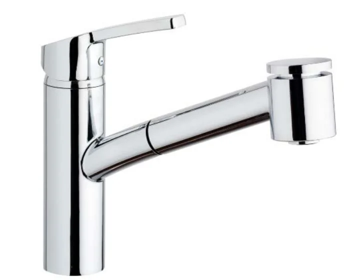 Mitigeur Evier a douchette douchette 2 jets cartouche 35 mm flexible nylon 1.50m image