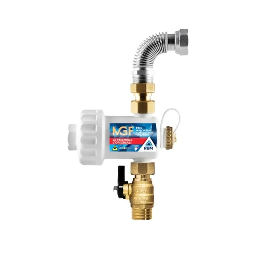 Filtre magnétique multifonction pour chaudière - Safe Cleaner 2 - RBM Filtre magnétique multifonction pour chaudière - Safe Cleaner 2 - RBM