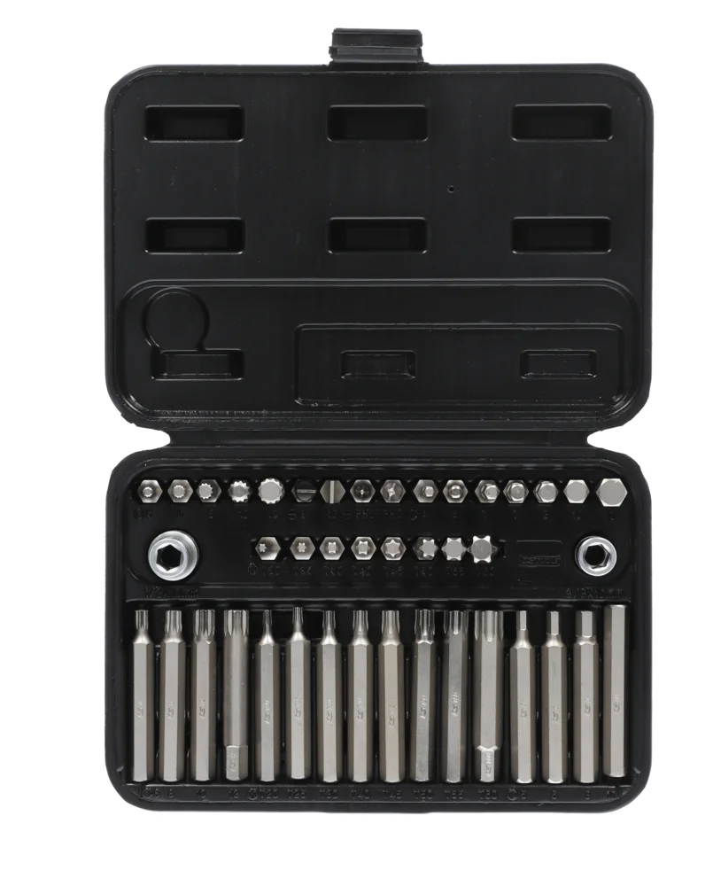 Coffret de 42 Embout de vissages, 30 mm - 75 mm - Entraînement 10 mm image