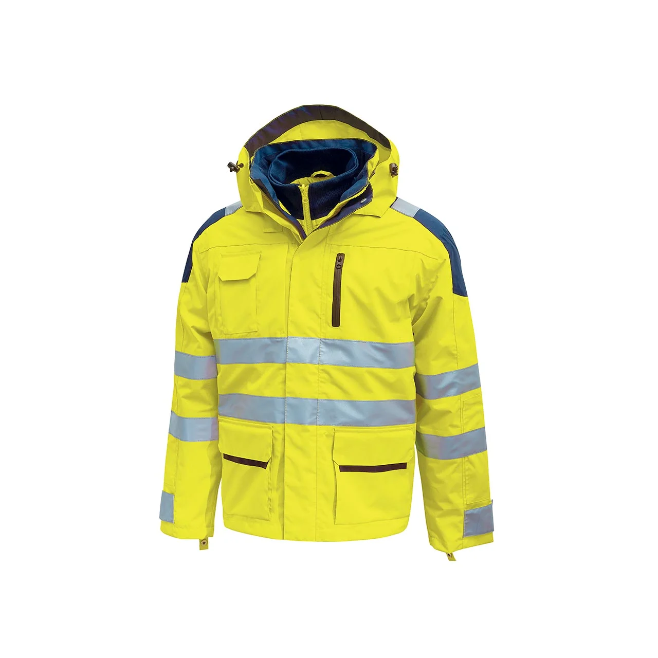 Parka de travail haute visibilité imperméable BACKER - Jaune Fluo image
