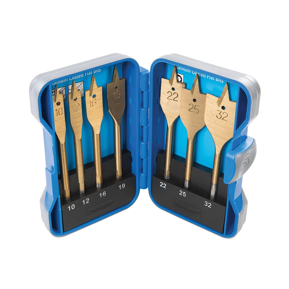 Mèches plates titanées - 7 pcs image