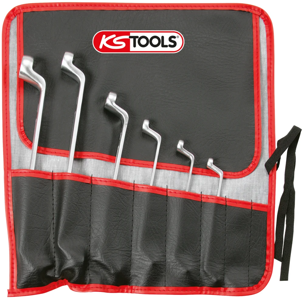 Jeu de 6 clés polygonales contre-coudées TORX® - en trousse image