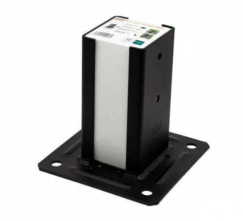 Pied de poteau de jardin noir KIT FIX PPJNCPB image