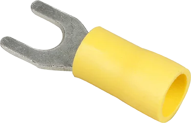 Boite de 50 cosses à fourche 4,0 à 6,0mm² - Jaune image