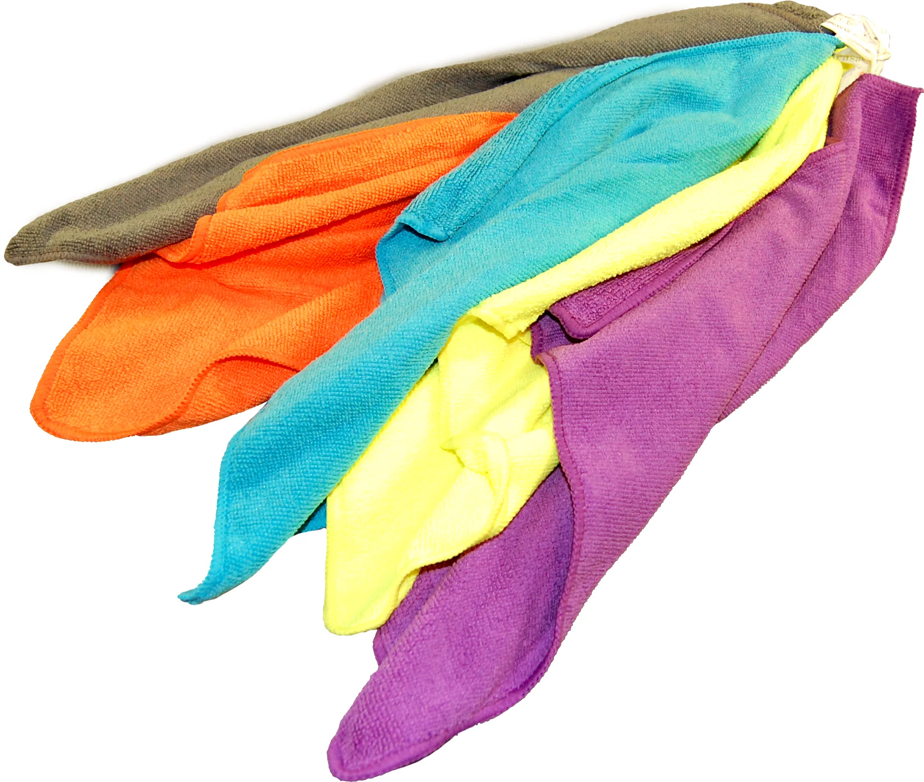 Chiffons carrés microfibres 38x38cm - Lot de 5 image