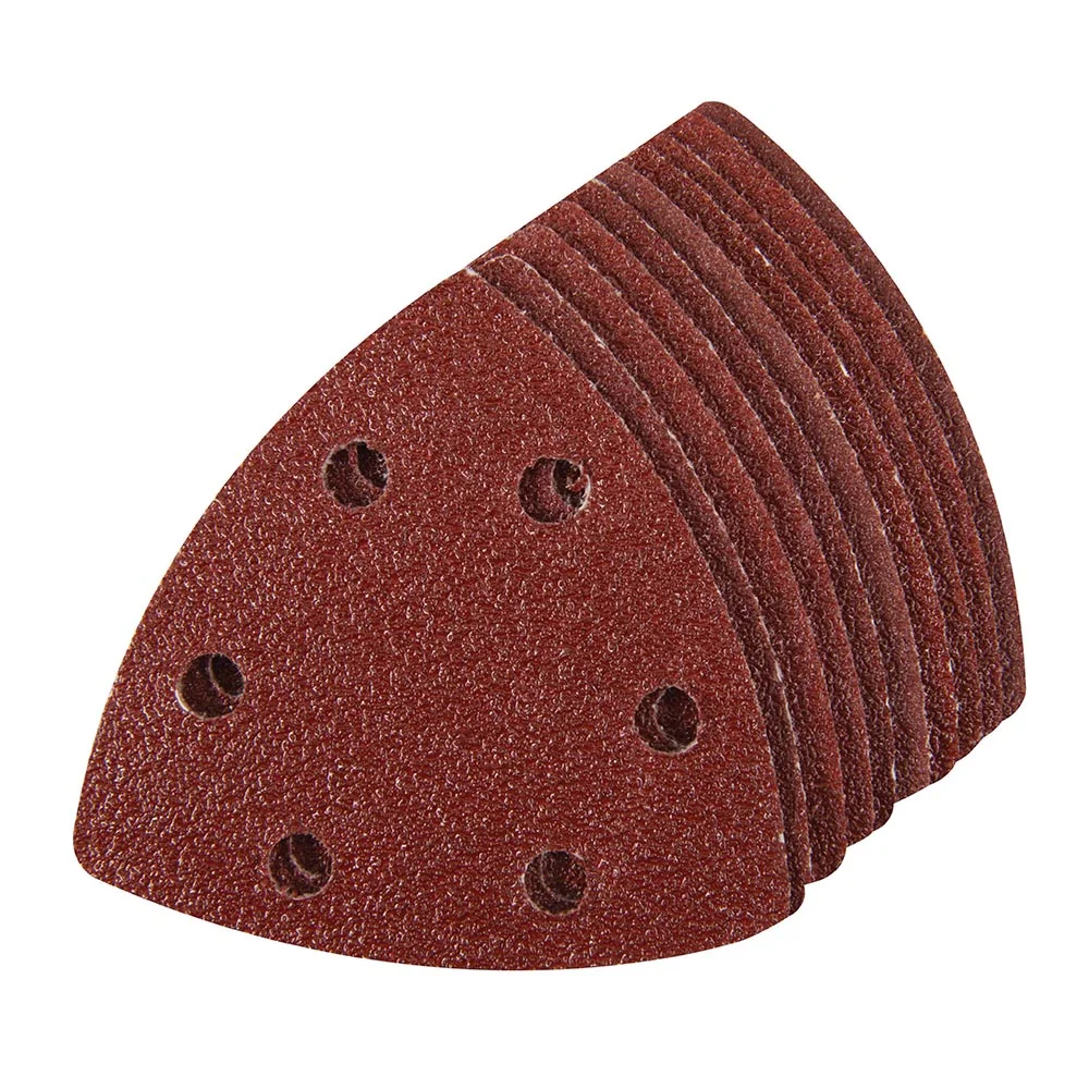 Feuilles abrasives triangulaires auto-agrippantes, 90 mm - 10 pcs image