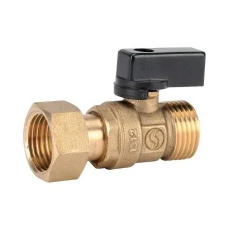 Vanne boisseau sphérique - Laiton - Male Femelle Ecrou tournant pour collecteurs image