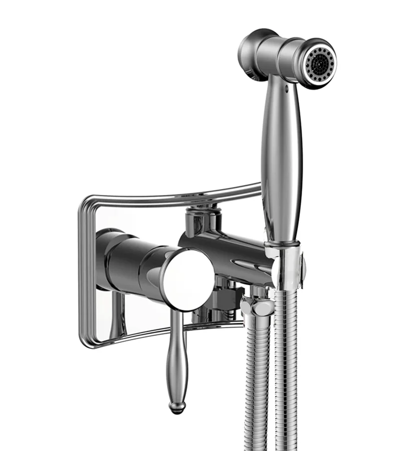 Mitigeur encastre hygienique avec plaque chrome LADY'S image