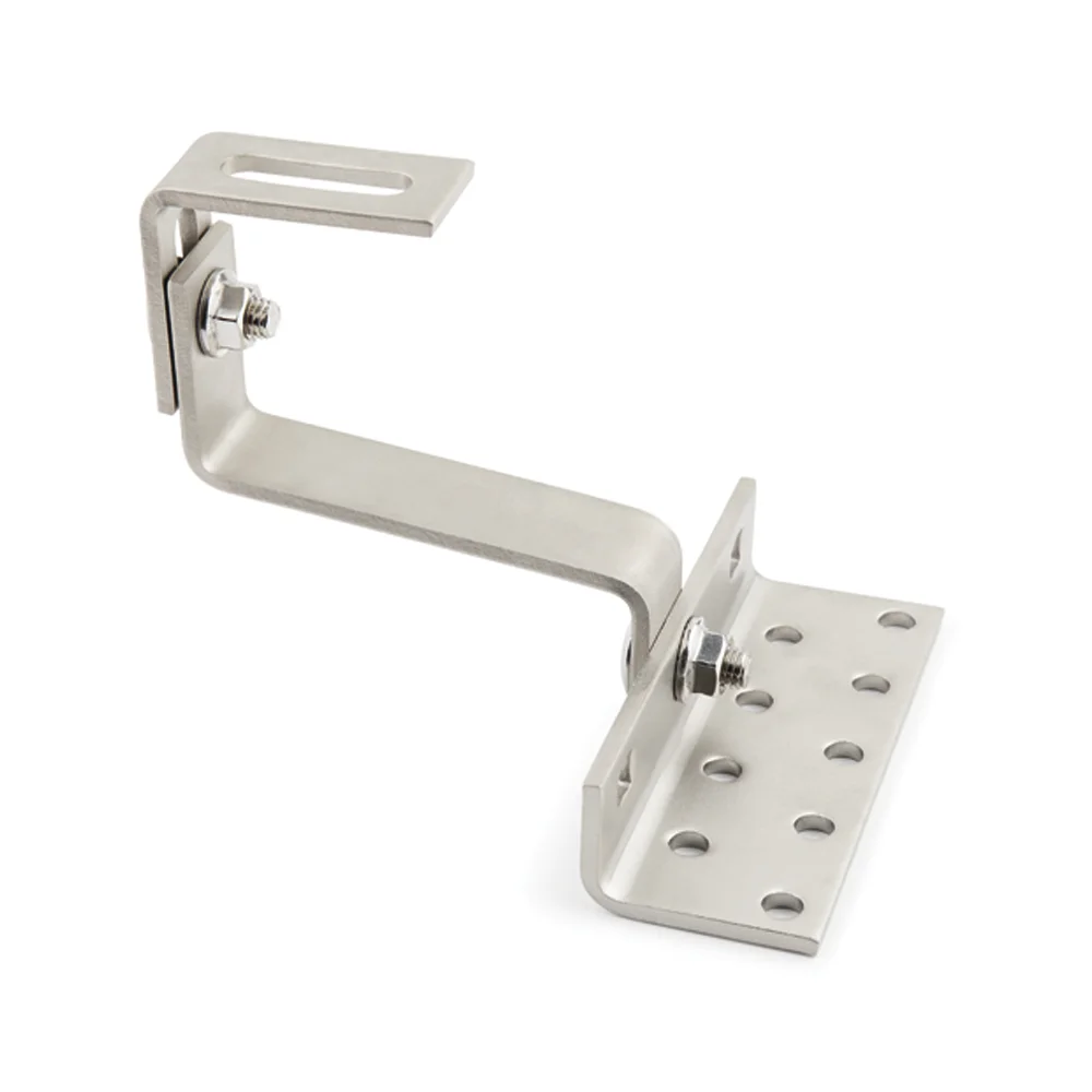 Crochet de toit réglable pour tuiles universelles - Inox A2 image