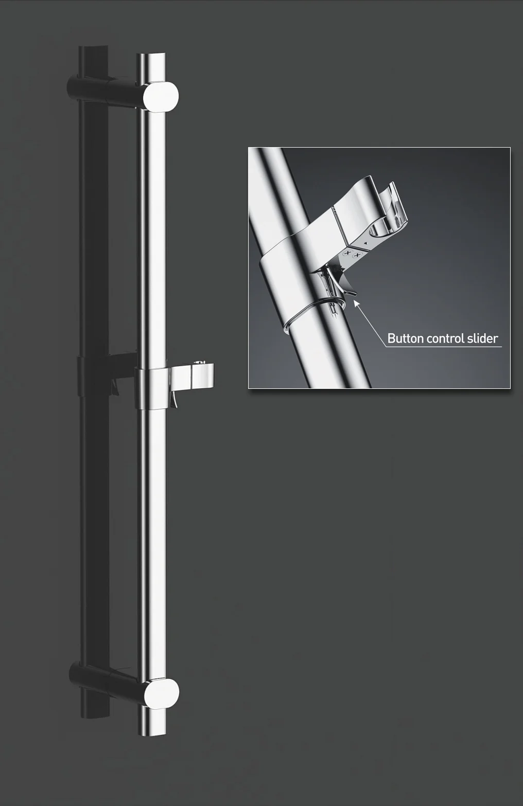 Ensemble barre de douche Ovalie 1 jet image