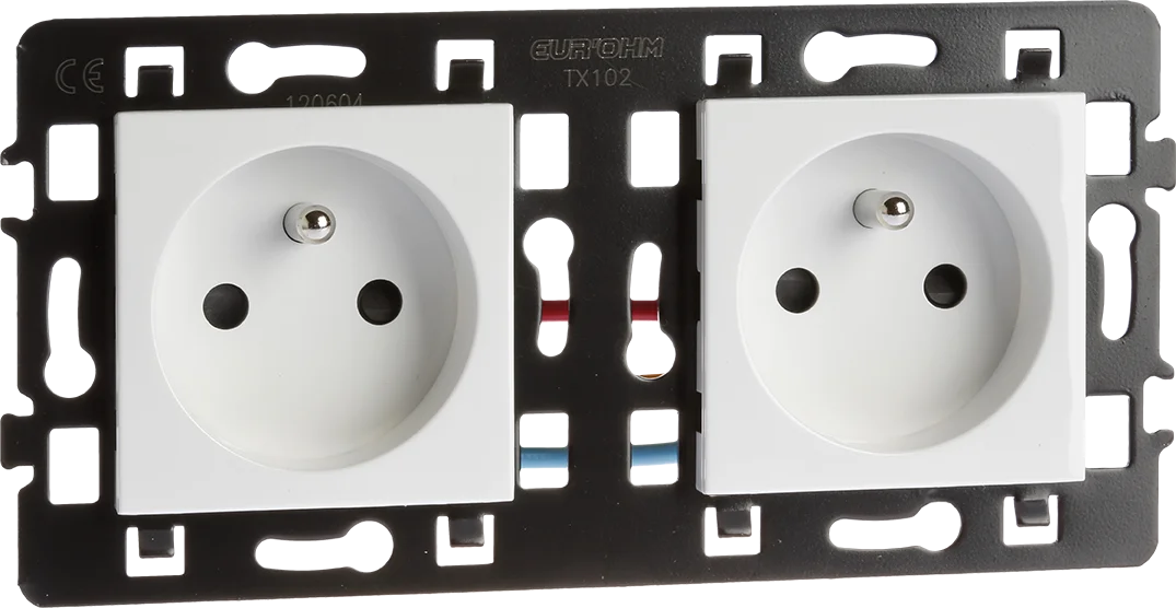 Prise précablée monobloc 2P+T - ESPRIT image