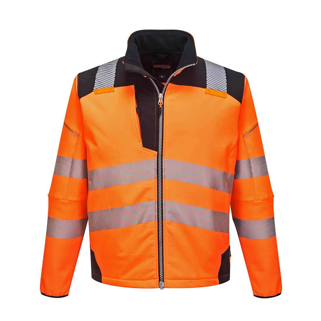 Veste Softshell Haute-Visibilité PW3 Orange/Noir image