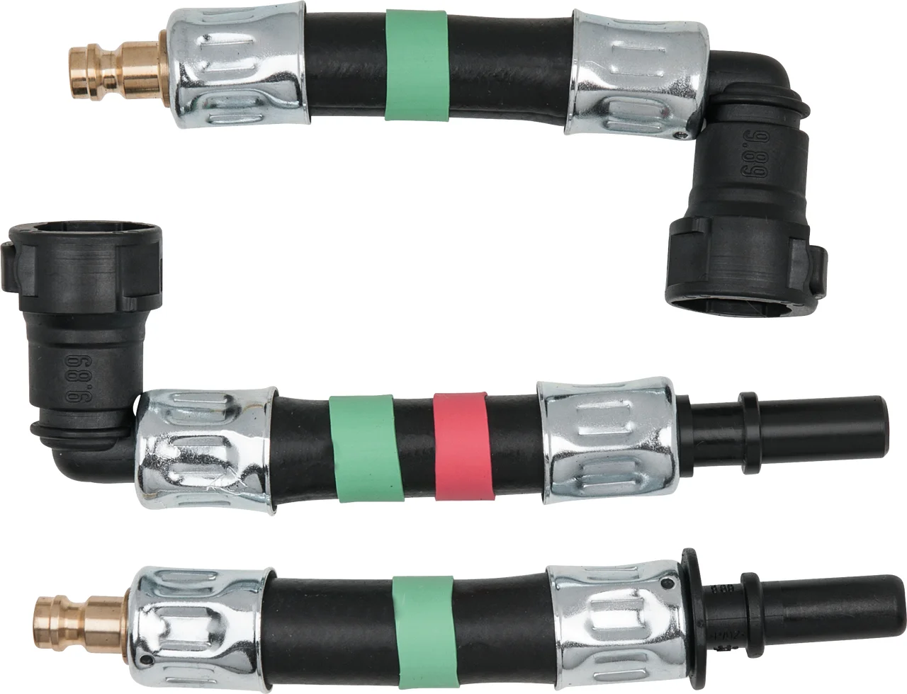 Jeu d'adaptateurs, 3 pcs SAE 10 x 20 mm (vert) image