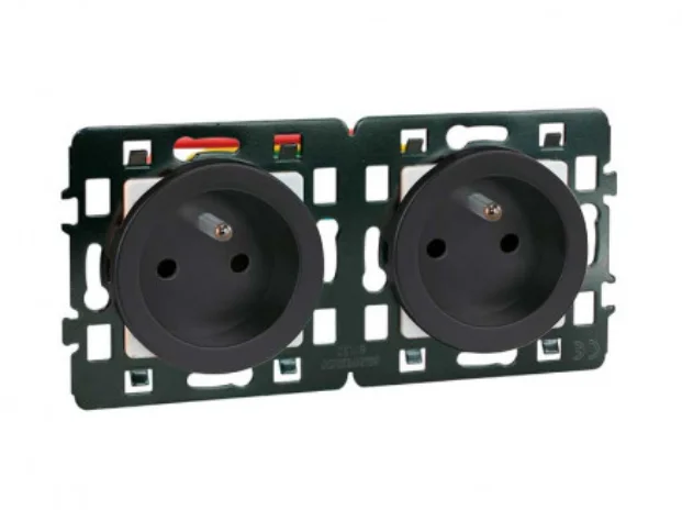 Prise Double 2P+T Pré-câblée - COMETE image