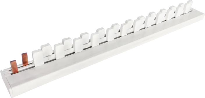 Peigne horizontal 1P+N 13mod pour connexion rangée disjoncteur avec ID H/H 25-40A image