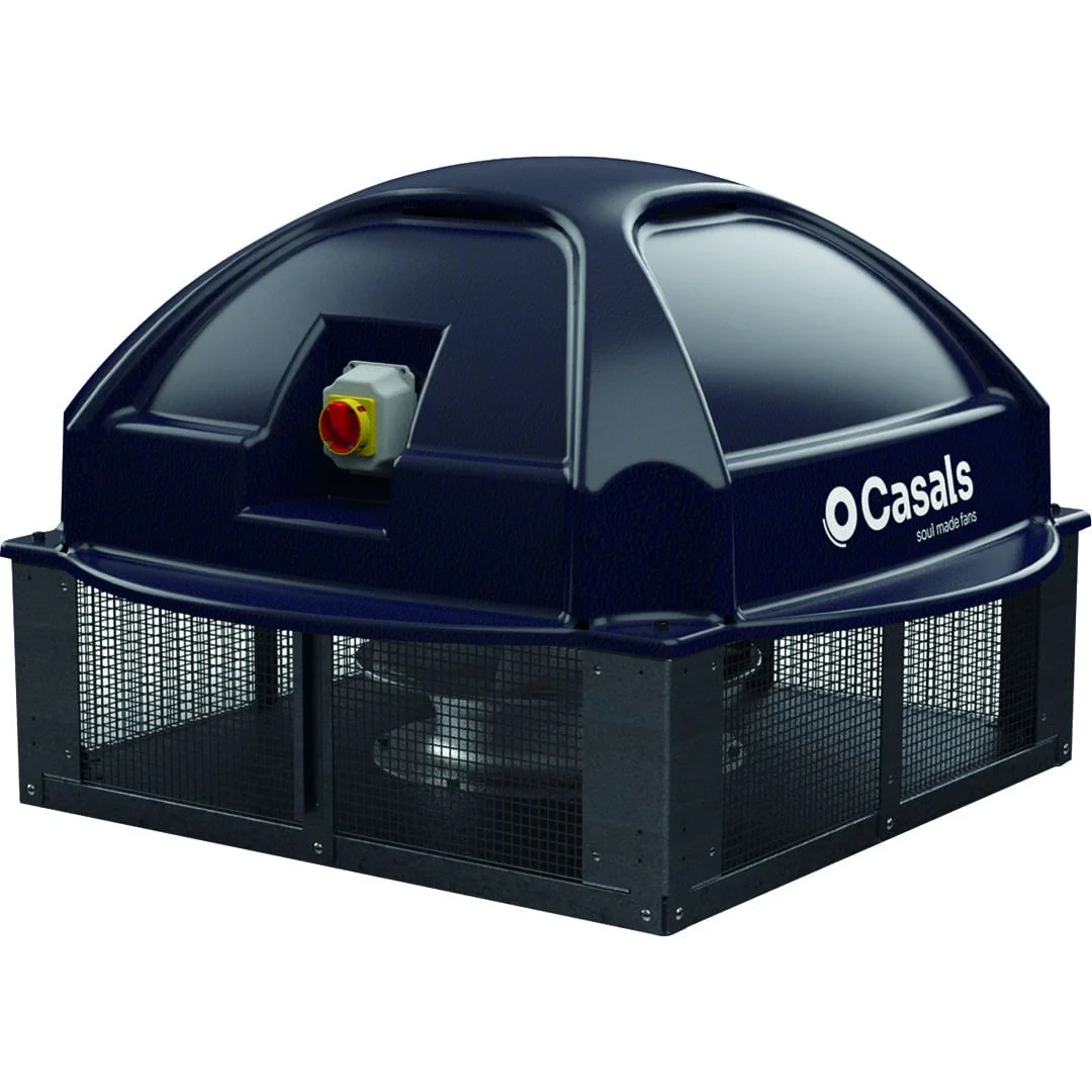 KENTALROOF - Tourelle de désenfumage certifiée F400-2h pour bâtiments et cuisine professionnelles image