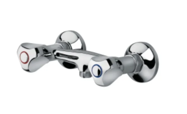 Mélangeur douche NF nu avec raccords muraux image