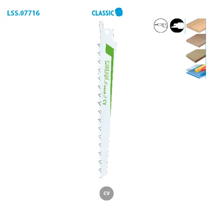 Boite de 5 lames scie sabre coupe plongeante bois Classic image