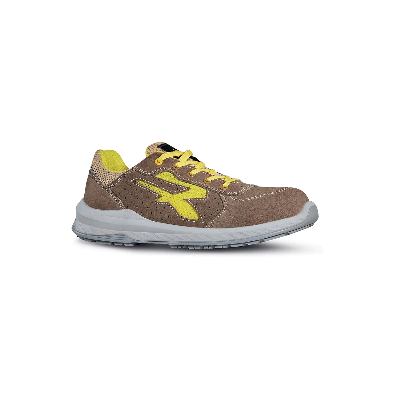 Chaussures de sécurité basses REFLEX ESD S1P SRC - Marron/Jaune image