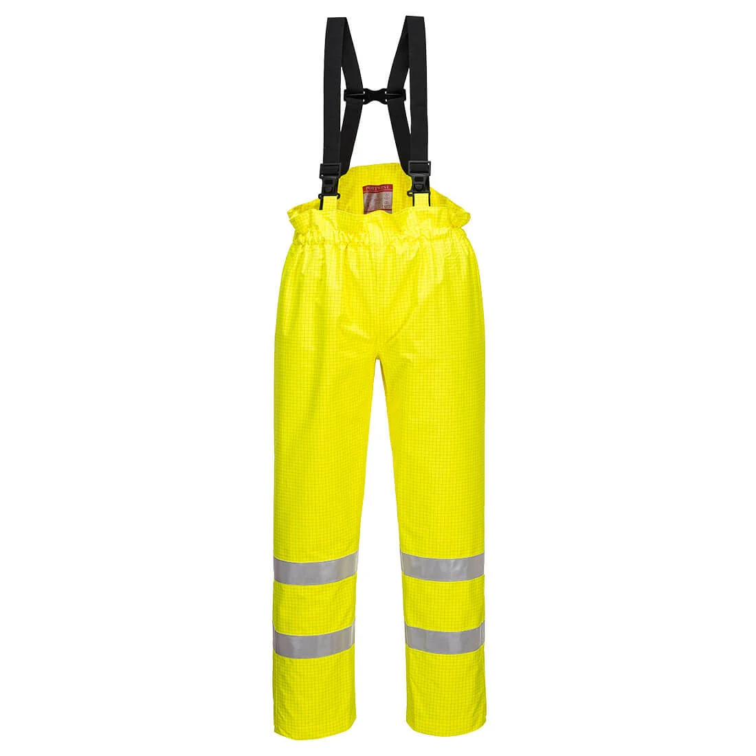 Pantalon Bizflame Rain non doublé Hi-Vis Antistatique FR Jaune image