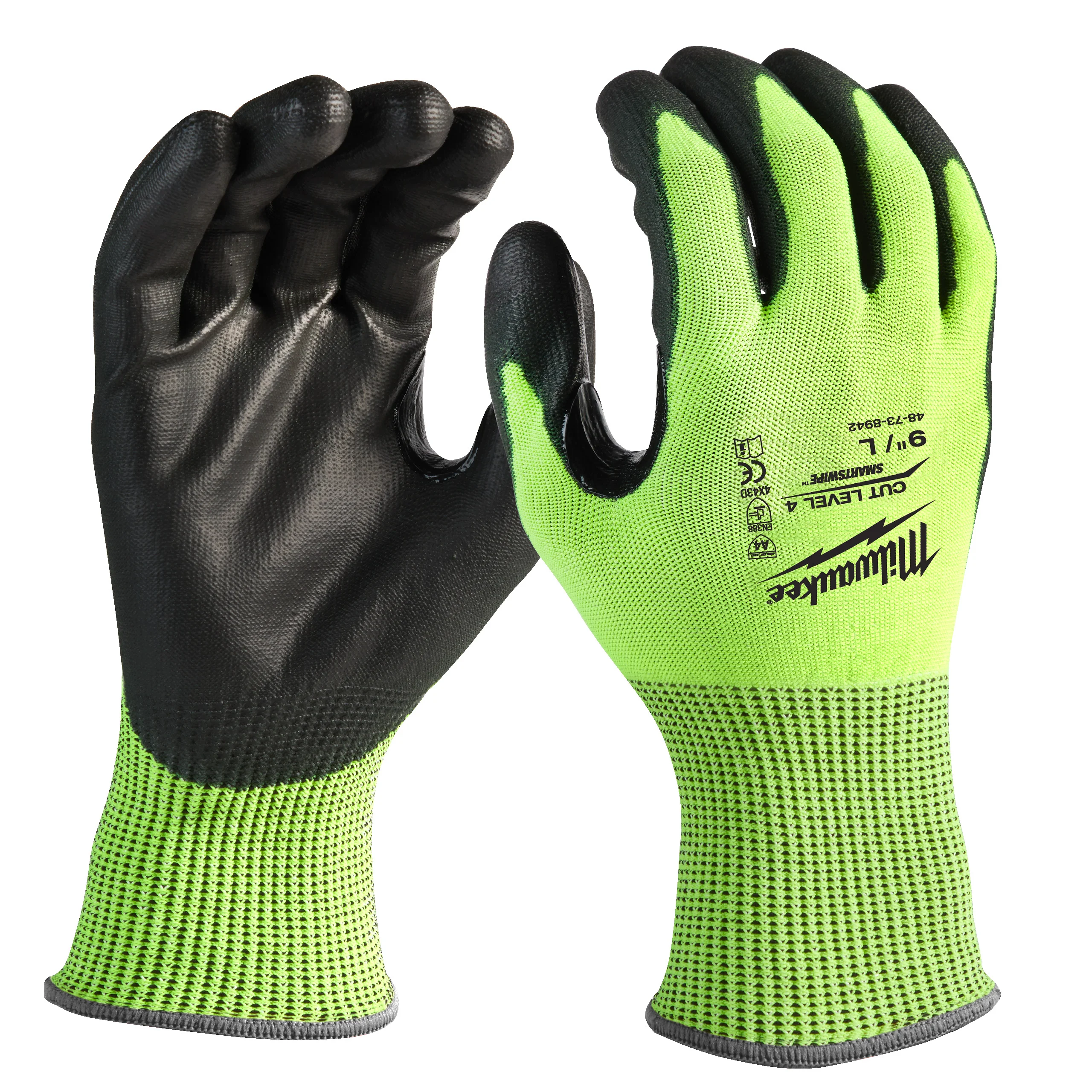 GANTS HAUTE VISIBILITÉ ANTI-COUPURE NIVEAU 4/D HI-VIS CUT D GLOVES image