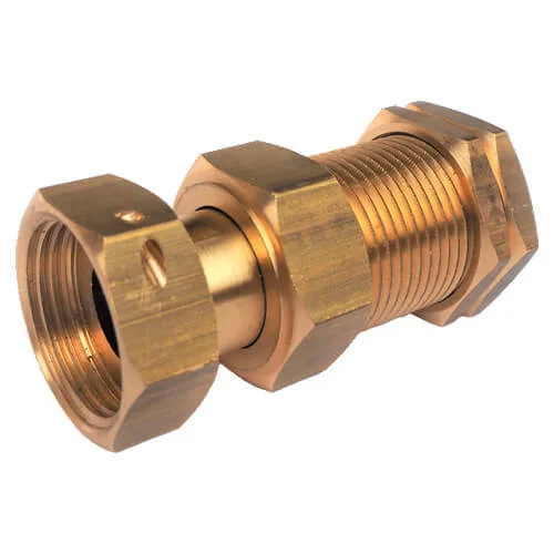 RACCORD COMPTEUR TELESCOPIQUE AVEC ECROU TROU DE  PLOMBAGE - M20x27 image