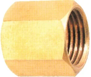 Manchon laiton égal brut sans butée FF image