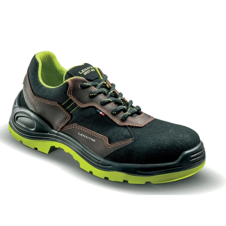 Chaussures de sécurité basses MISTRAL S3S SR Noir/Marron image