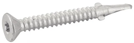 Vis autoperceuses à ailettes tête fraisée crantée six lobes - Pointe 3 - Bi-métal/A2 image