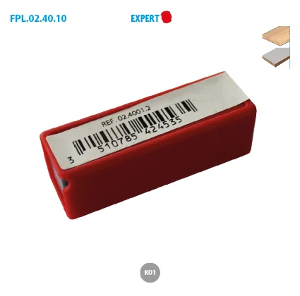 Boite de 10 plaquettes réversibles au carbure 35° Expert image