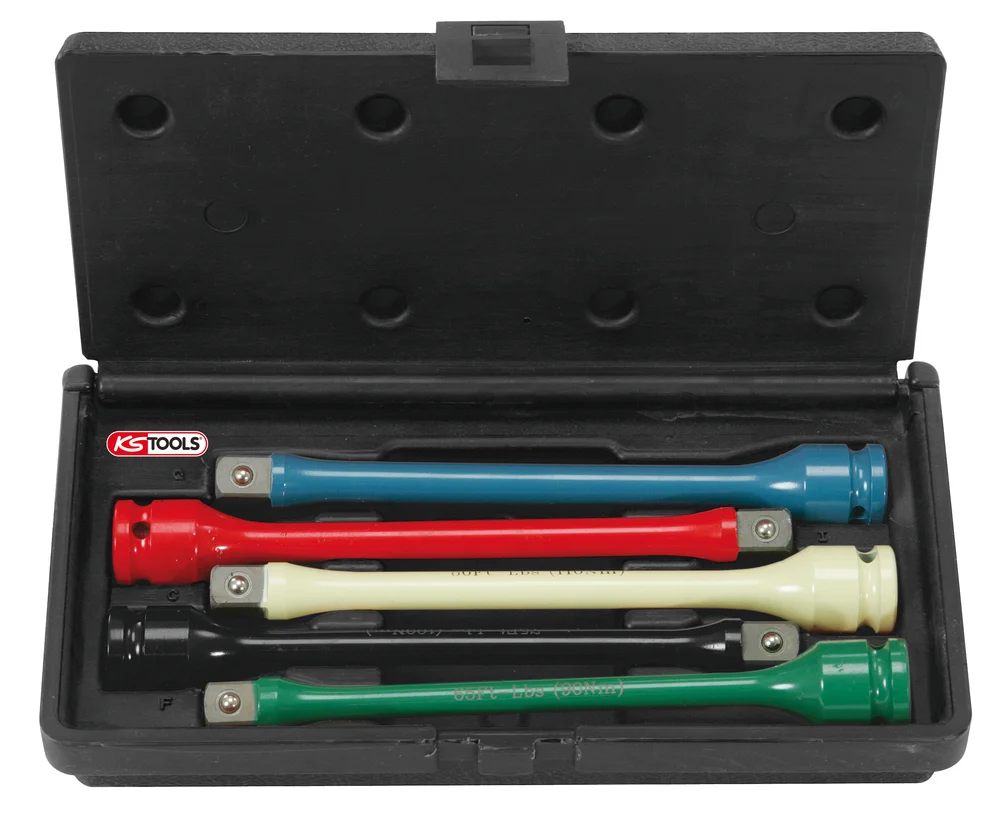 Assortiment de rallonges à torsion 1/2'', 90 à 135 Nm image