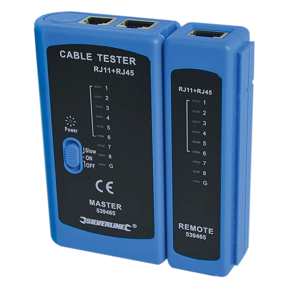 Testeur de connexion portatif pour câbles RJ11, RJ12 et RJ45 image