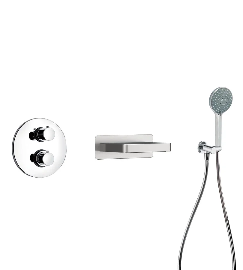 Ensemble bain douche encastré rond Ruby image