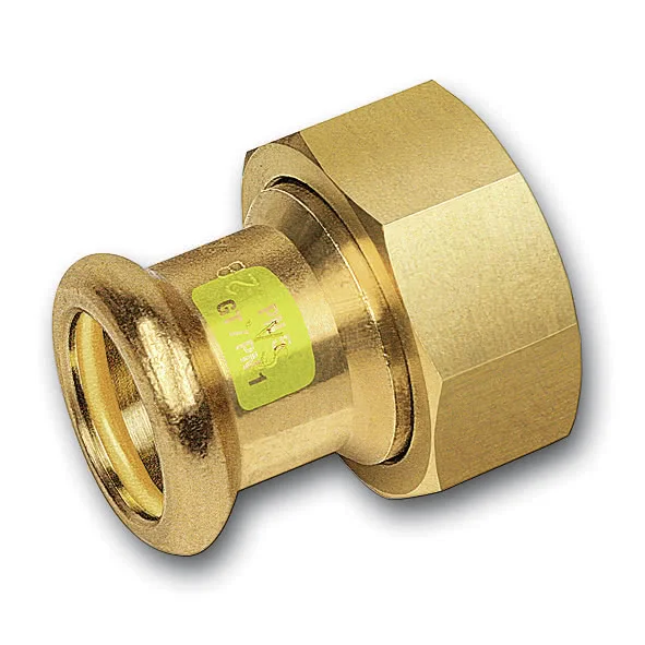 Raccord demi-union joint conique en cuivre à sertir - SANHA-Press Gas série 11360G image