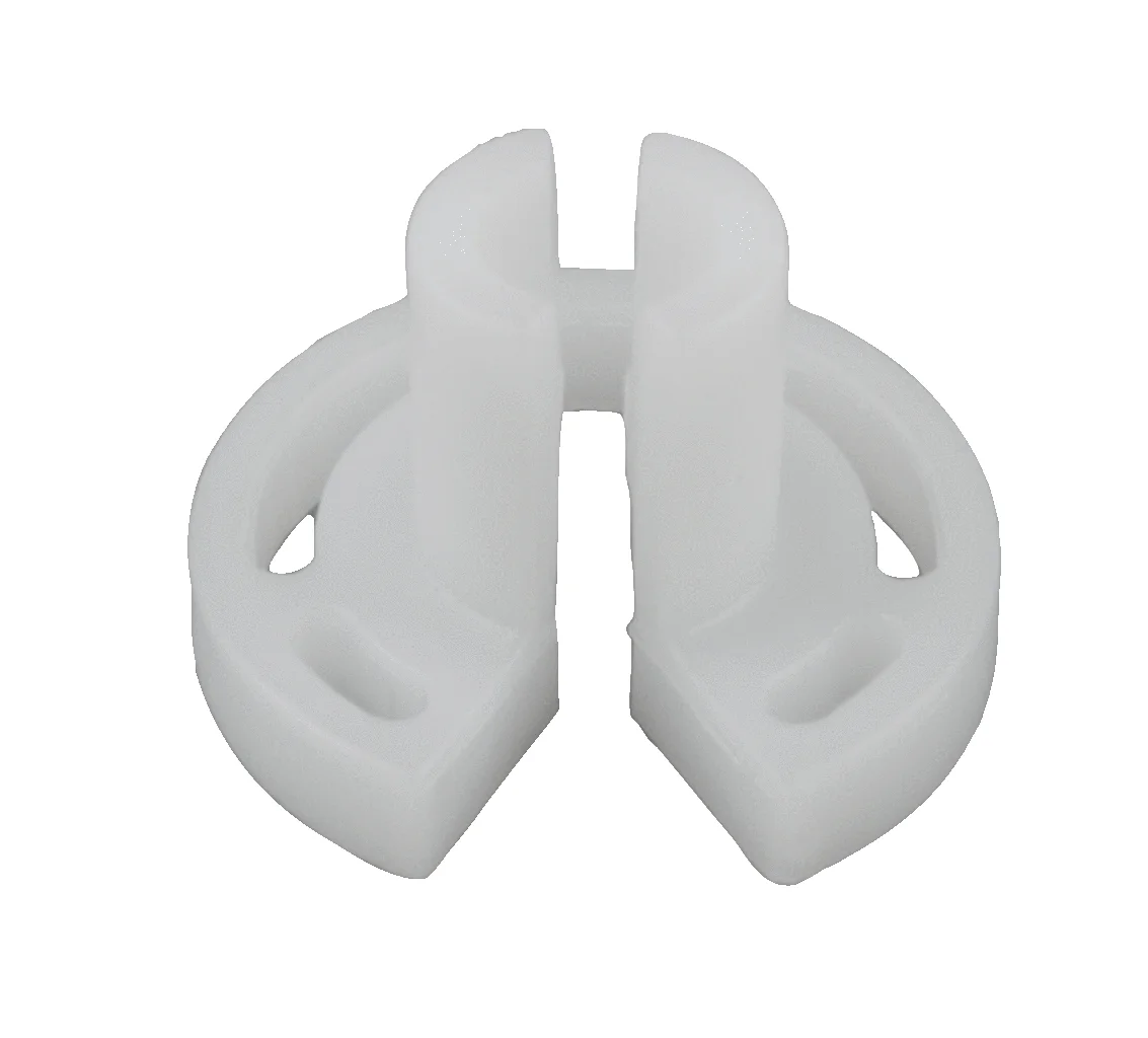 Clip de déverrouillage PVC blanc, 7/8" image