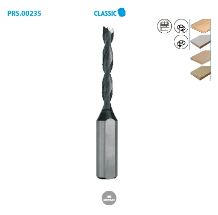 Mèche à tourillons carbure monobloc pour bois Classic image