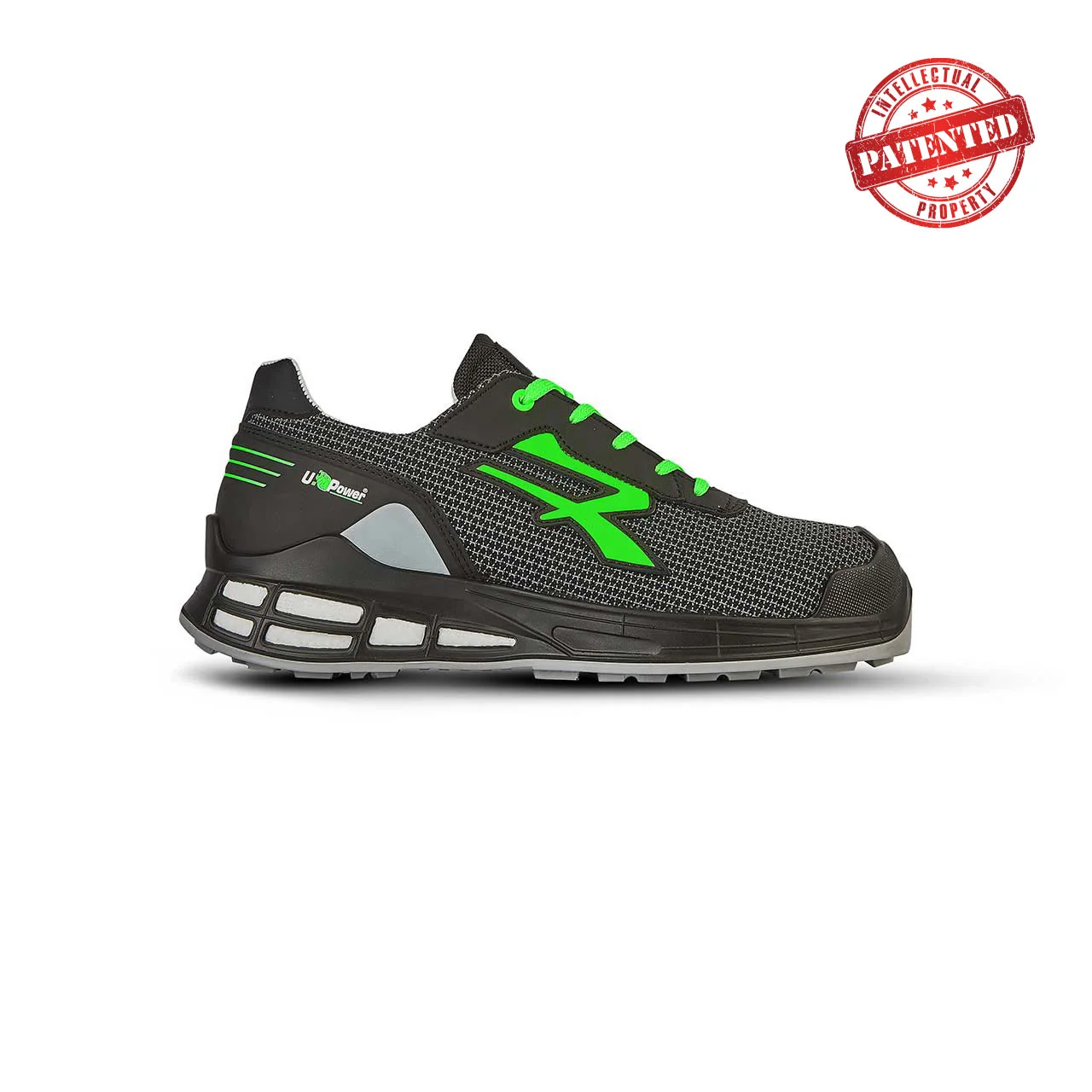 Chaussures de sécurité basses DAKOTA S3 SRC CI ESD - Noir/Vert image