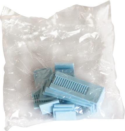 Clip pour couvercle de 52169 ; Crochet plastique en L pour 52169 ; Boite de cente Ø145mm image