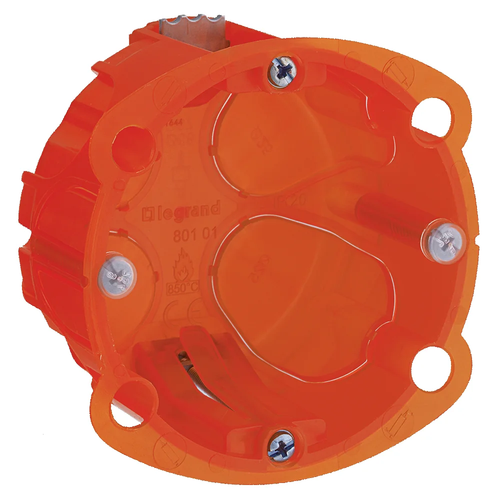 Boîte d'encastrement multimatériaux Batibox 1poste Ø67 image