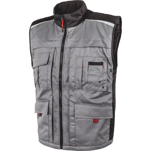 EDISON Gilet de travail - Gris/Noir image