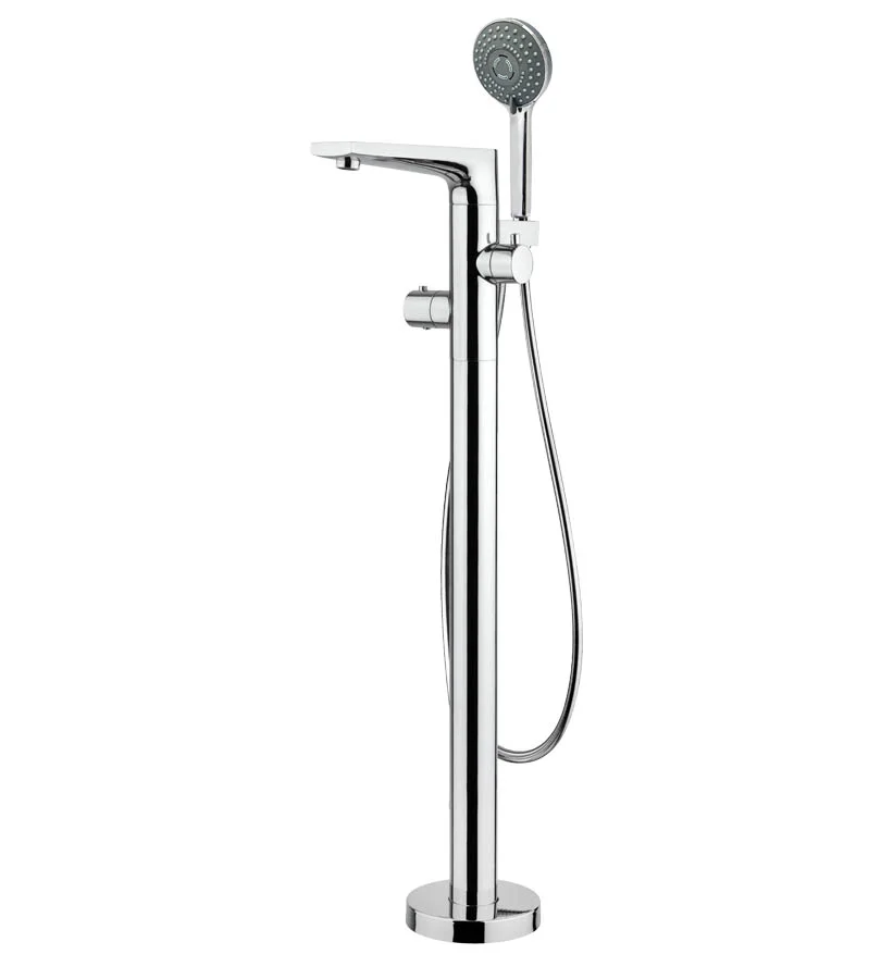 Mitigeur bain/douche sur pied ruby chrome image