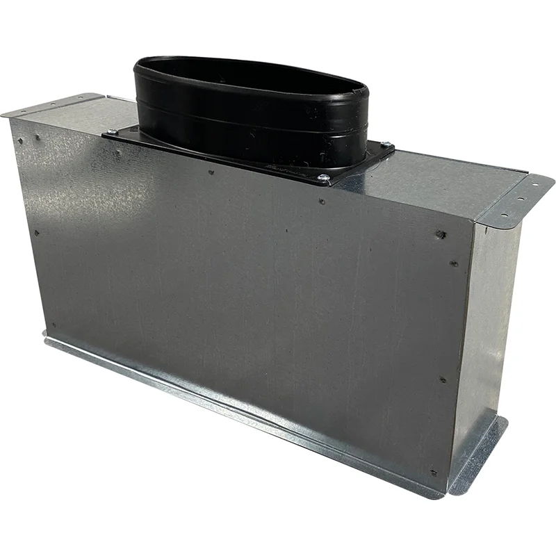 Plénum prédécoupé isolé 5 faces à piquage latéraux ou arrière (non fournis) image