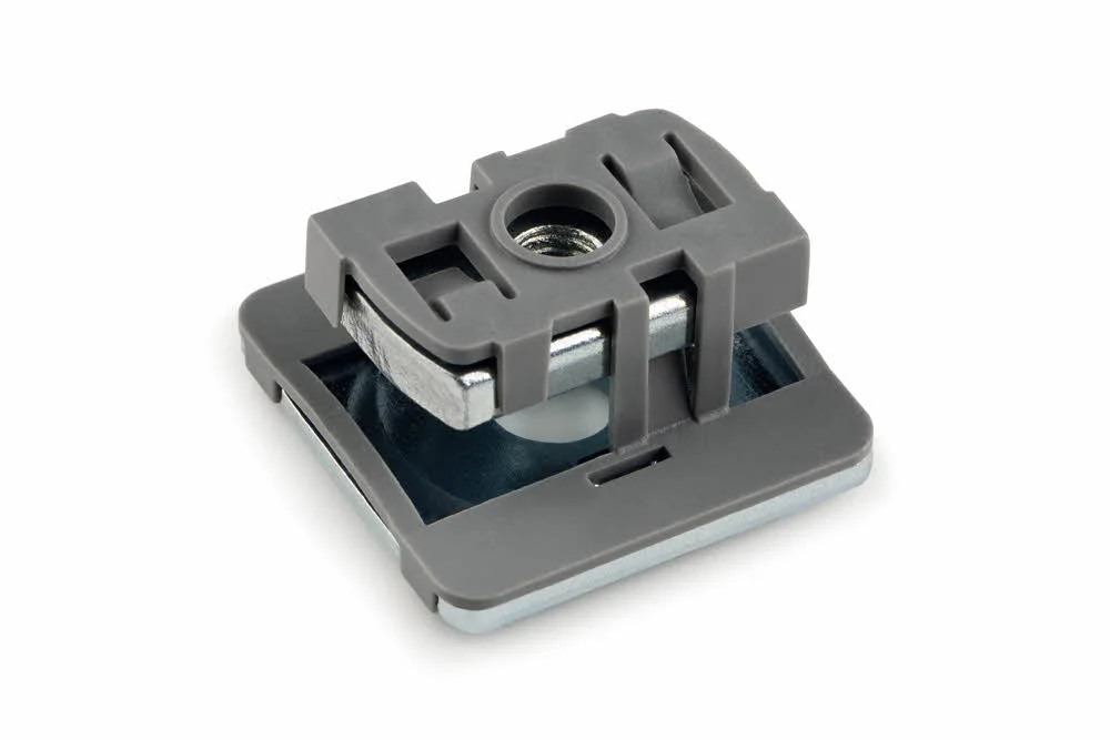 Boite de 50 - Ecrou guide avec rondelle à fixation rapide Indextrut - Zingué image