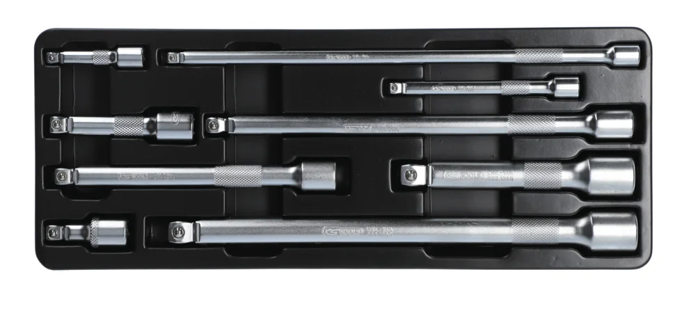 Jeu de 9 rallonges ULTIMATE® articulées, 1/4'' - 3/8'' - 1/2'' image