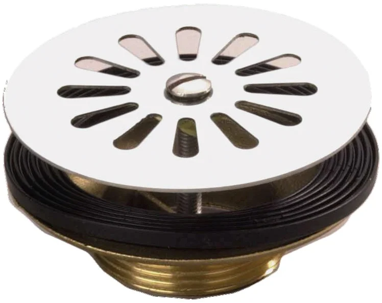 Bonde Laiton évier grès/synthèse avec grille inox image