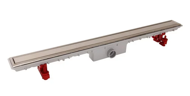 Caniveau de douche 890mm complets avec grille réversible image