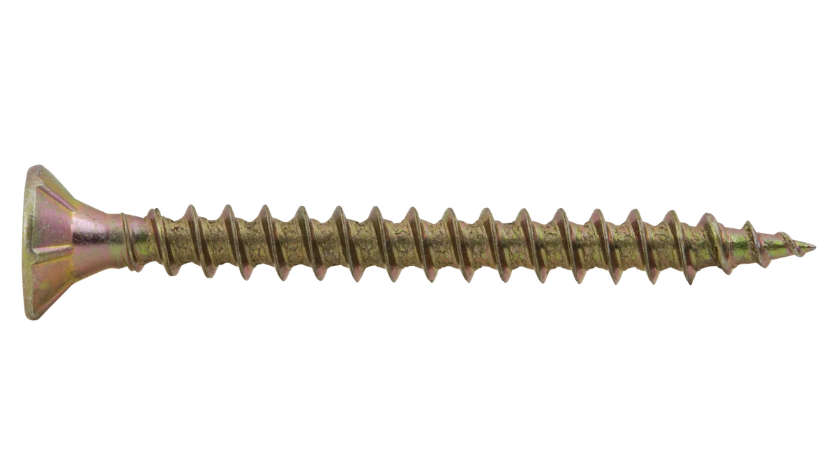 Vis à bois filetage total - Tête fraisée - Empreinte Torx - Bichromaté image