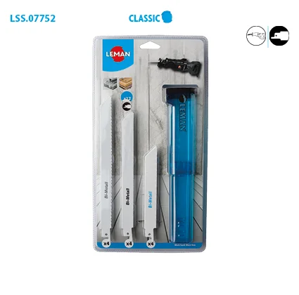Boite de 12 lames scie sabre multi matériaux Classic image